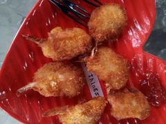 炸黄金蝴蝶虾-柴犬高等学院·狗咖·柴犬售卖·宠物训练