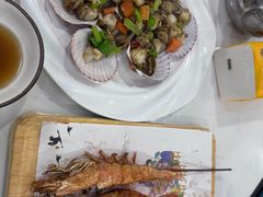 葱爆威海扇贝-威海渔村(黄兴路店)