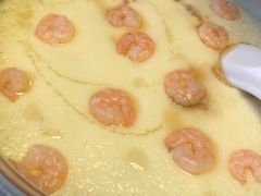 虾仁蒸蛋-佳佳麻辣烧菜馆
