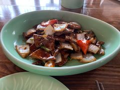 京葱爆猪肝-虎哥私房菜(馒头山店)