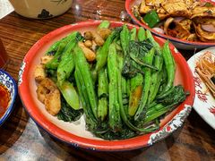 猪油渣炒菜心-等我餸上门海鲜大排档(天河南店)