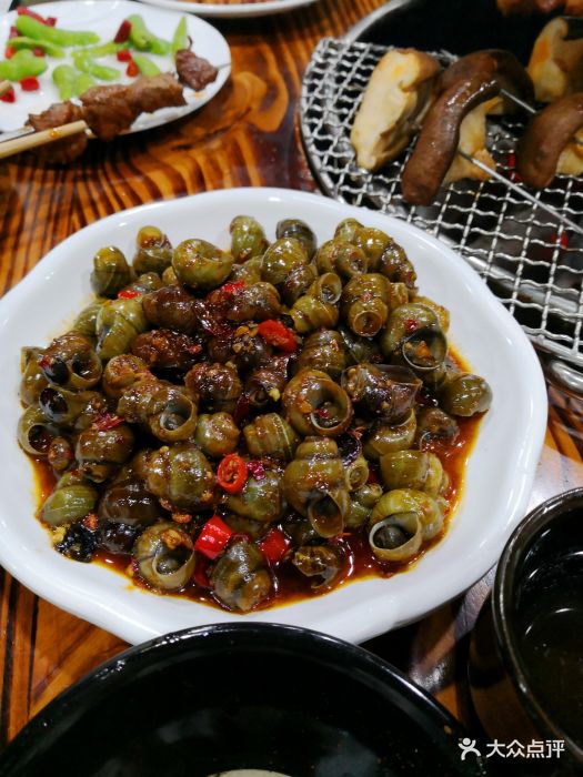 梁山水浒烤肉-螺丝图片-海门市美食-大众点评网