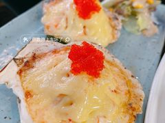 芝士蟹肉焗扇贝-炙柒Sekinana·精致料理 烧鸟·铁板烧(海上世界店)