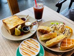 水果冰淇淋松饼-漫咖啡(浏阳河店)