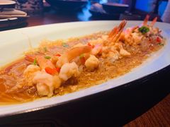 蒜蓉粉丝虾-绿茶餐厅(西湖银泰百货店)