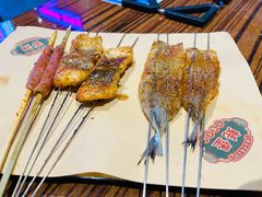 烤海肠-蚝堡海鲜·威海菜·海肠捞饭·烧烤·亚洲吃蚝公司(幸福门店)