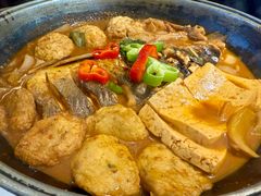 民间狮子头炖鱼头-打酱油·非遗淮扬菜(瘦西湖梅岭店)