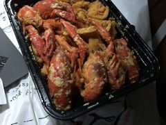 咸蛋黄焗虾-龙巢盱眙龙虾·牛蛙·烧烤宵夜(八卦岭店)
