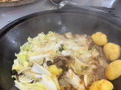 -粘豆包柴火铁锅炖