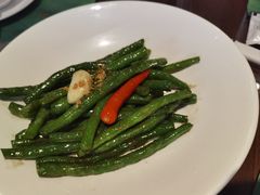 虾酱炒四季豆-帕蓝·暹罗料理(大学路店)