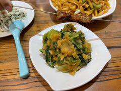 小白菜土豆泥-韩师傅老大同刀削面(北苑路店)