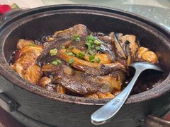 -海派美食·家宴海鲜青岛菜·石锅鲽鱼头(东方城店)