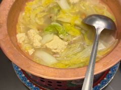 白菜叶炖冻豆腐肉-新乾隆酒楼(帝景园店)