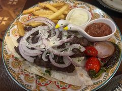 kebab plate 牛羊肉混盘-Uncle Kosto科斯托·中东菜