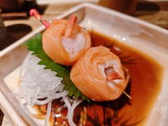 三文鱼荔枝甜虾卷-筱田の食堂·izakaya(淮海中路店)