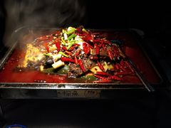 毛血旺烤鱼-探鱼·鲜青椒爽麻烤鱼(增城东汇城店)