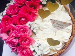 心念伱鲜花主题蛋糕-艾加柒克蛋糕茶歇甜品台(春熙路店)