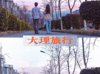 大理网红公路打卡 对面就是超美的洱海