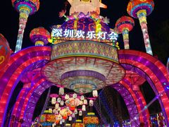 -欢乐海岸椰林沙滩-2025湾区超级灯会