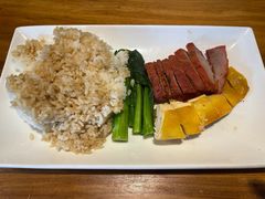 叉烧拼烧肉饭-新澳港式茶餐厅(余姚路店)