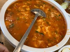 咱家的疙瘩汤.-金豆角砂锅焖面(安贞店)