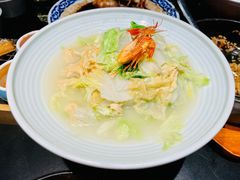 腐皮青菜-老头儿油爆虾·1987杭州烟火味(湖滨银泰in77D区店)
