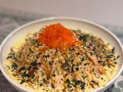 奶酪芝士瀑布火焰三文鱼饭-和牛食堂•BISTRO(广州首店)