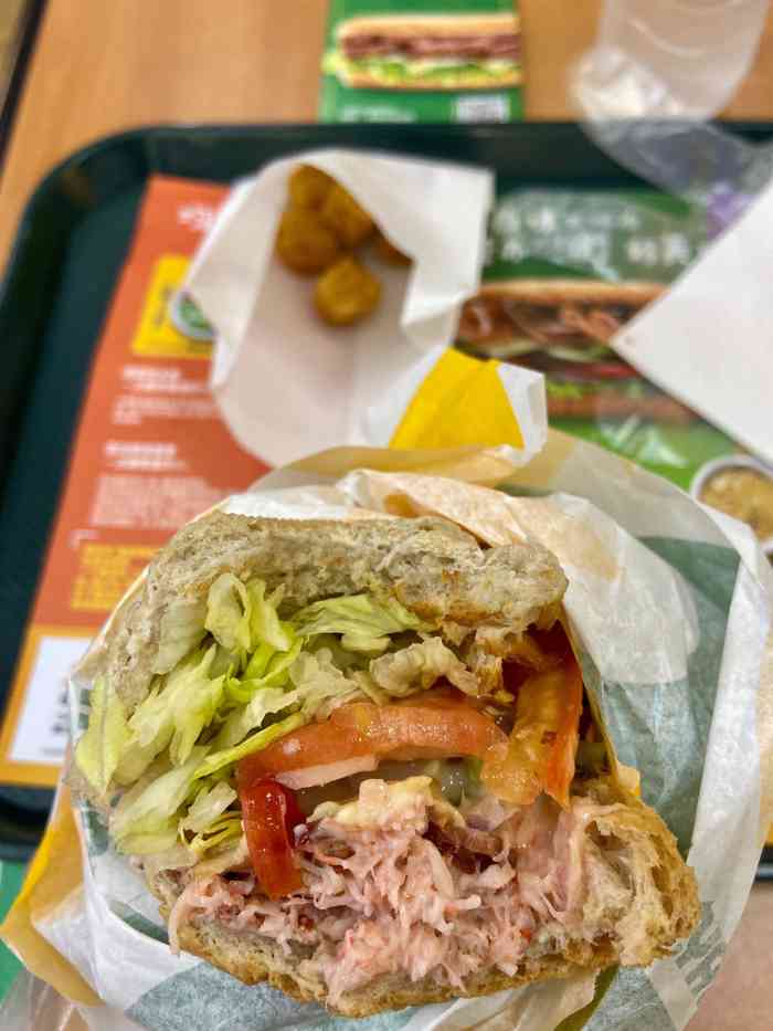 赛百味(骏壹万邦店)-"很喜欢这个品牌的出品.很健康特别适合对于.