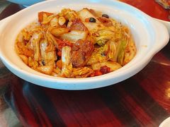 干锅娃娃菜-新天世纪中餐厅