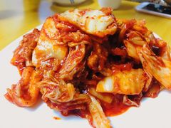 辣白菜炒五花肉-屋里家延边朝鲜族冷面(南园店)