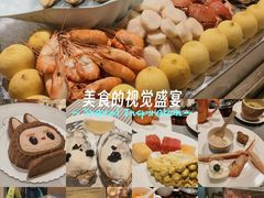 -广州万富希尔顿酒店·感趣自助餐厅·金秋蟹宴生蚝海鲜刺身烧烤