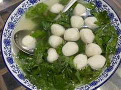 菊花脑鱼丸汤-广迎居老正兴菜馆