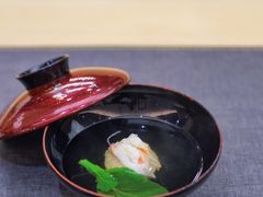 松叶蟹真丈一番汁-麦MUGI铁板烧日式料理