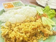 炸蒜炒扇贝肉-Dang restaurant (patong phuket)
