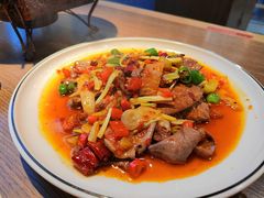 肝腰合炒-肖四女乐山跷脚牛肉(世博源店)