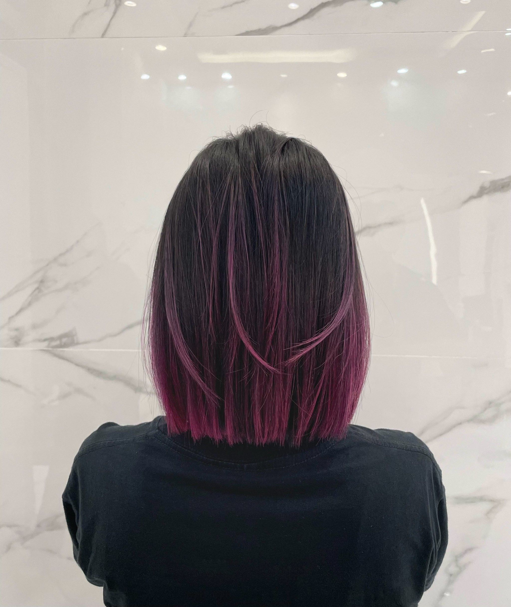 巴黎画染对于布丁头的妹子太友好了,黑头发长出来也不会尴尬!