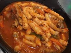 奶酪海鲜炒米条-包装马车·韩国料理·포장마차