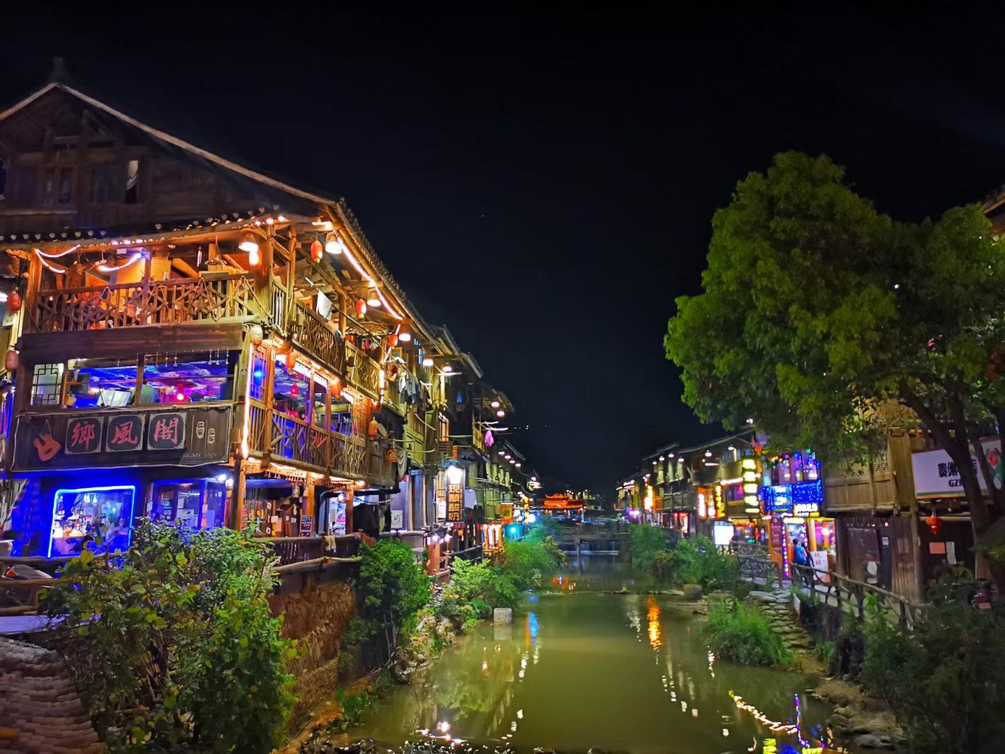 肇兴侗寨夜色撩人心