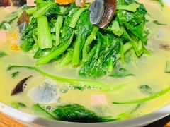 金银蛋上汤煮时蔬-金枝玉叶上海人家食府(三里河店)