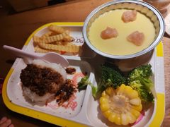 虾滑蒸土鸡蛋儿童餐-桂小厨广西菜(印象城店)