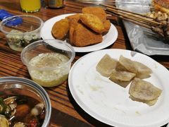 -老红桥炸灌肠牛肚锅烧烤(定福庄店)