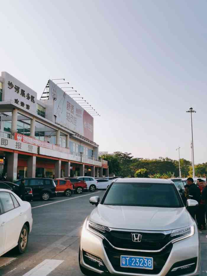 广惠高速沙河服务区-"很简单的一个服务区,疫情期间还是要测量体.