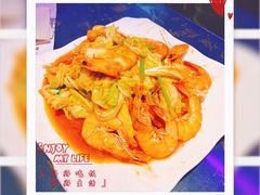大虾烧白菜-1937青岛老味道·海肠捞饭·青岛菜(大鲍岛栈桥店)