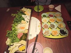 蔬菜拼盘-姑妈嫁妆涮羊排专业火锅(中央大街一店)