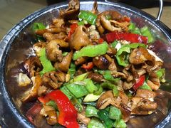 干锅熏大肠-炊烟·山房菜