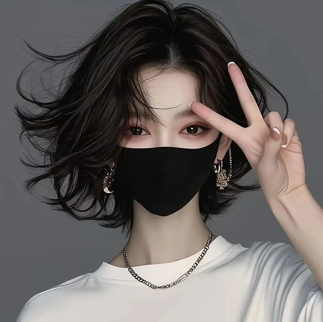 觅食记 #短发女生头像