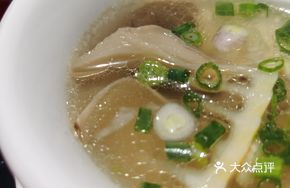 Salted Vegetable Chicken Offal Soup
