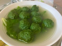 翡翠圆子汤-柏合黄记豆腐皮饭店