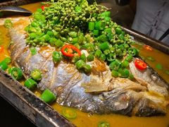 鲜青椒烤鱼-探鱼·鲜青椒爽麻烤鱼(番禺万达店)