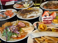 -大中华希尔顿酒店-念自助餐·海南美食·三文鱼